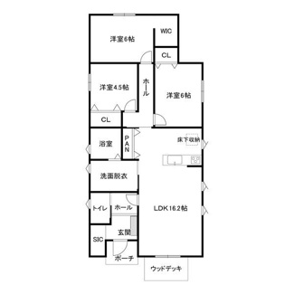 【間取り】 | (仮称)羽島市舟橋町新築借家