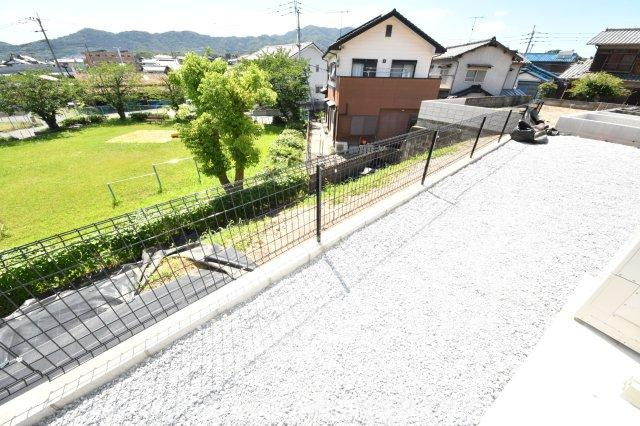 与原戸建2号棟の庭