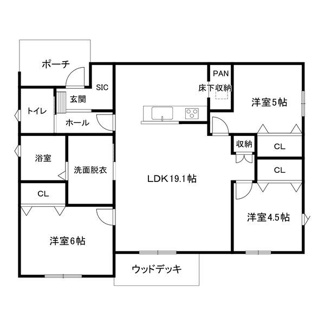 【間取り】 | (仮称)羽島市舟橋町新築借家