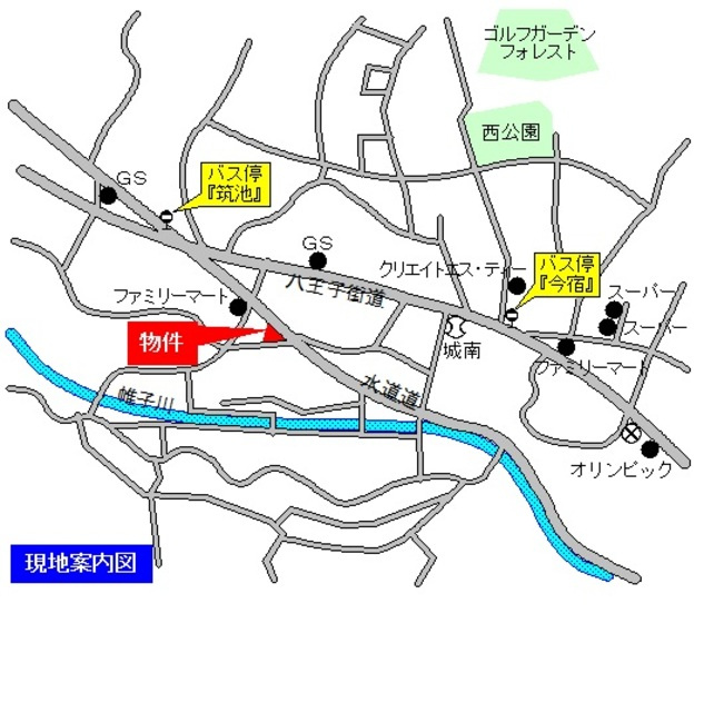 ＫＥＮ’Ｓ　ＨＯＵＳＥ　Ⅰの地図|案内図