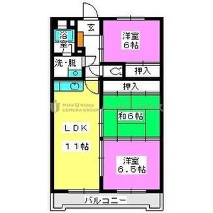 【間取り】 | ハイムあかしや | 現況優先です。