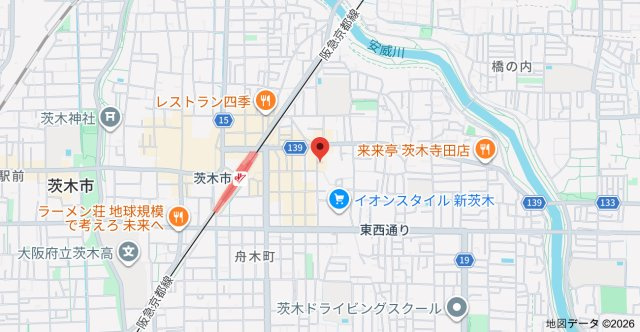 エスペランサ茨木の地図