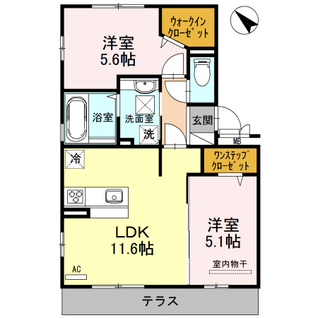 【間取り】 | ロイヤルハイツⅡ