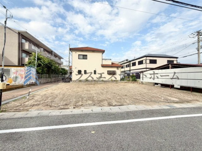 【前面道路含む現地写真】 | 長田区本庄町3丁目新築戸建A号地 | 前面道路約8.2ｍ♪車の入出庫も楽々です♪