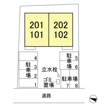 Cocodirの区画図