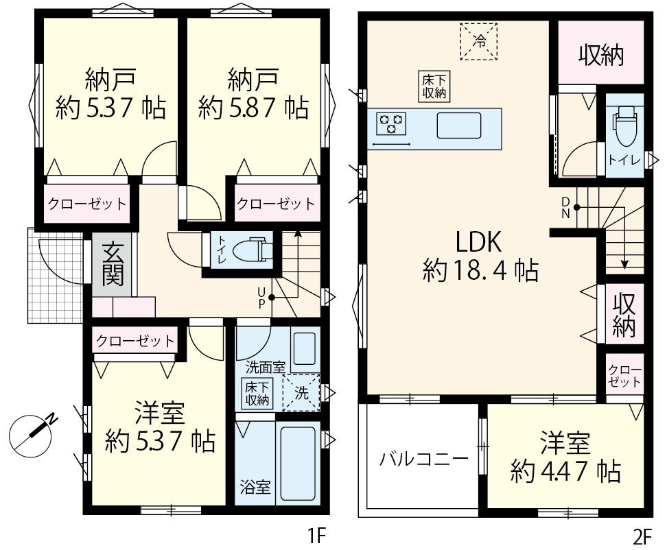 土地面積：103.87㎡、建物面積：94.19㎡