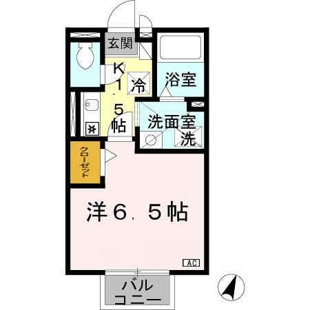 【間取り】 | フローラ岡本　Ａ棟
