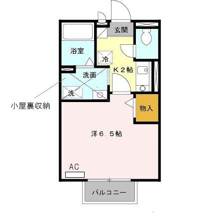 【間取り】 | セジュール山添　Ｂ棟