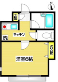 南向きの１Ｋです