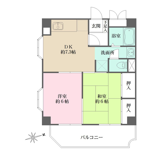 ミクロハイムの間取り