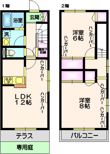 ヴィラ境川の間取り