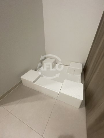 レオンヴァリエ長堀通の洗面所|レオンヴァリエ長堀通　洗濯機置場