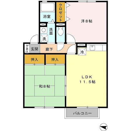 パルの間取り