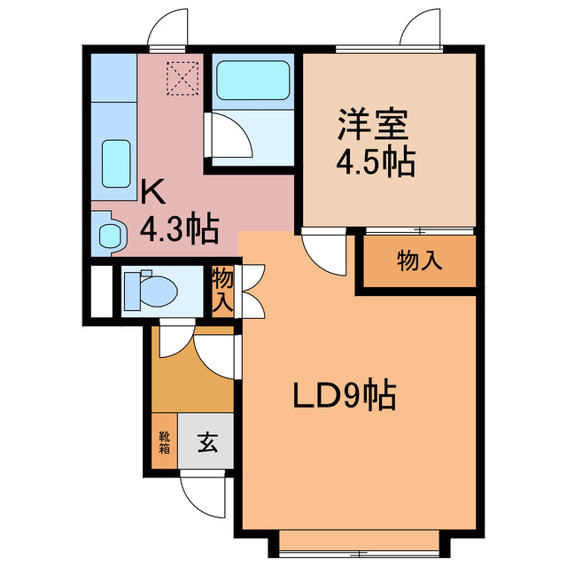 コーポａｉの間取り