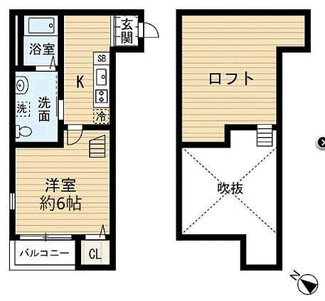 Belle avenue高宮の間取り
