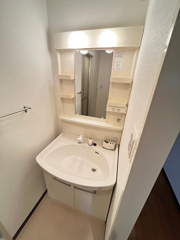 ソレアード門前の洗面所