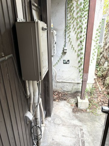 青谷ハイツのバルコニー