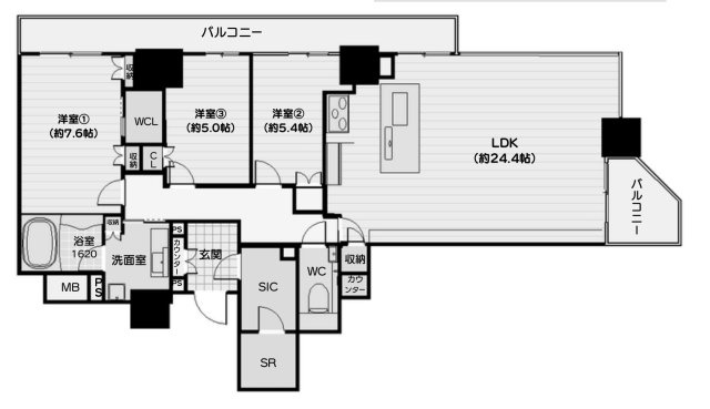 リバーガーデンタワー上町台筆ヶ崎