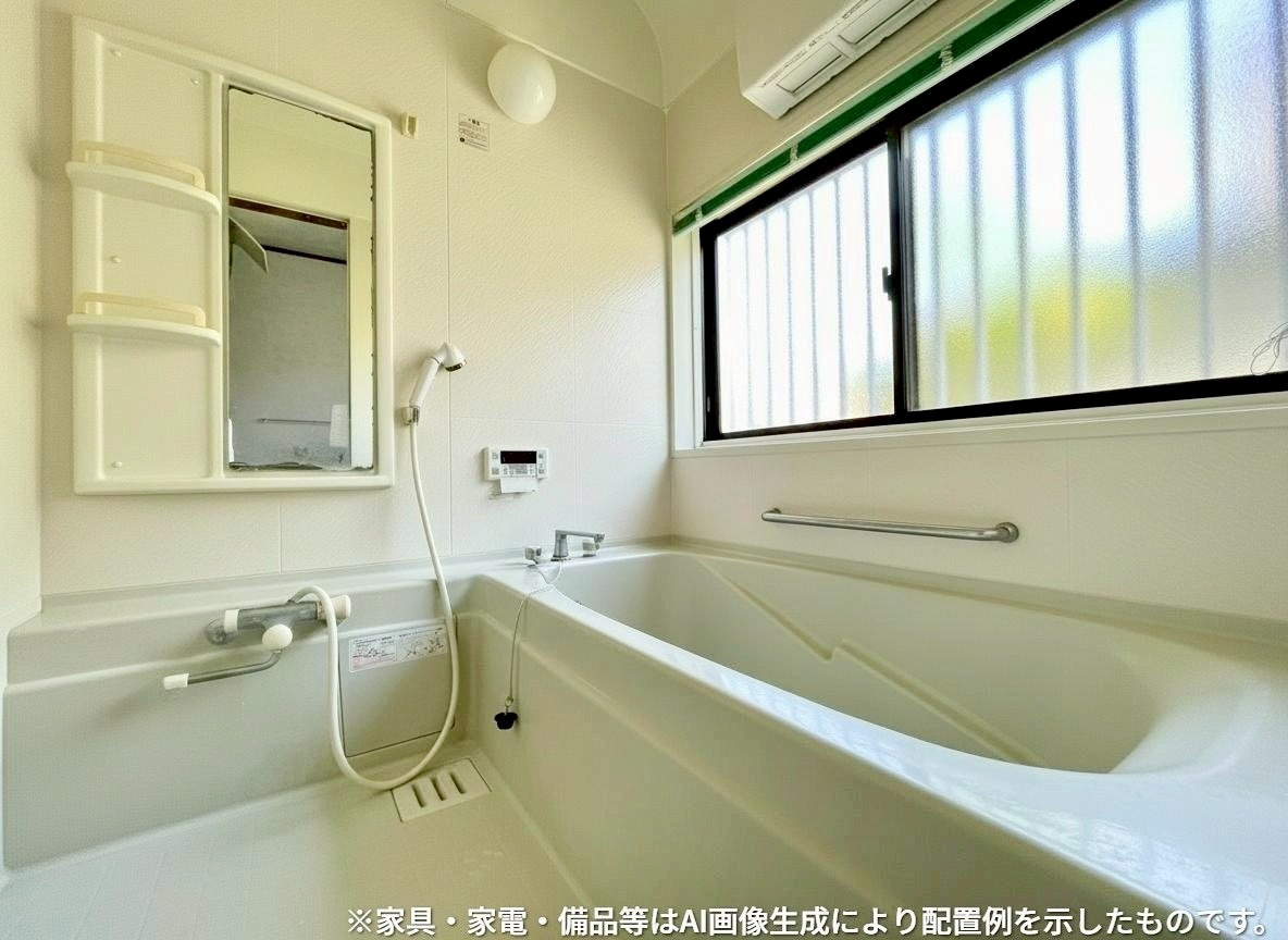 大網白里市上谷新田　中古戸建の浴室