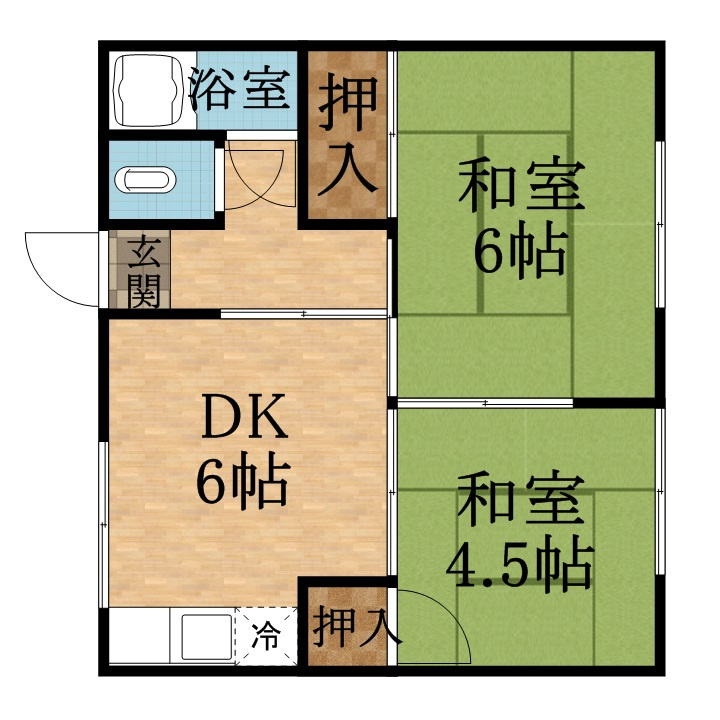 寿荘の間取り