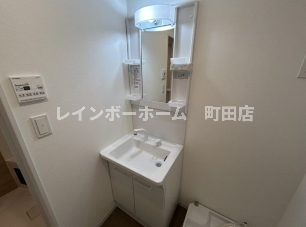 ジーメゾン海老名門沢橋ルリエ※初期費用分割あと払いサービス利用可能物件の洗面所