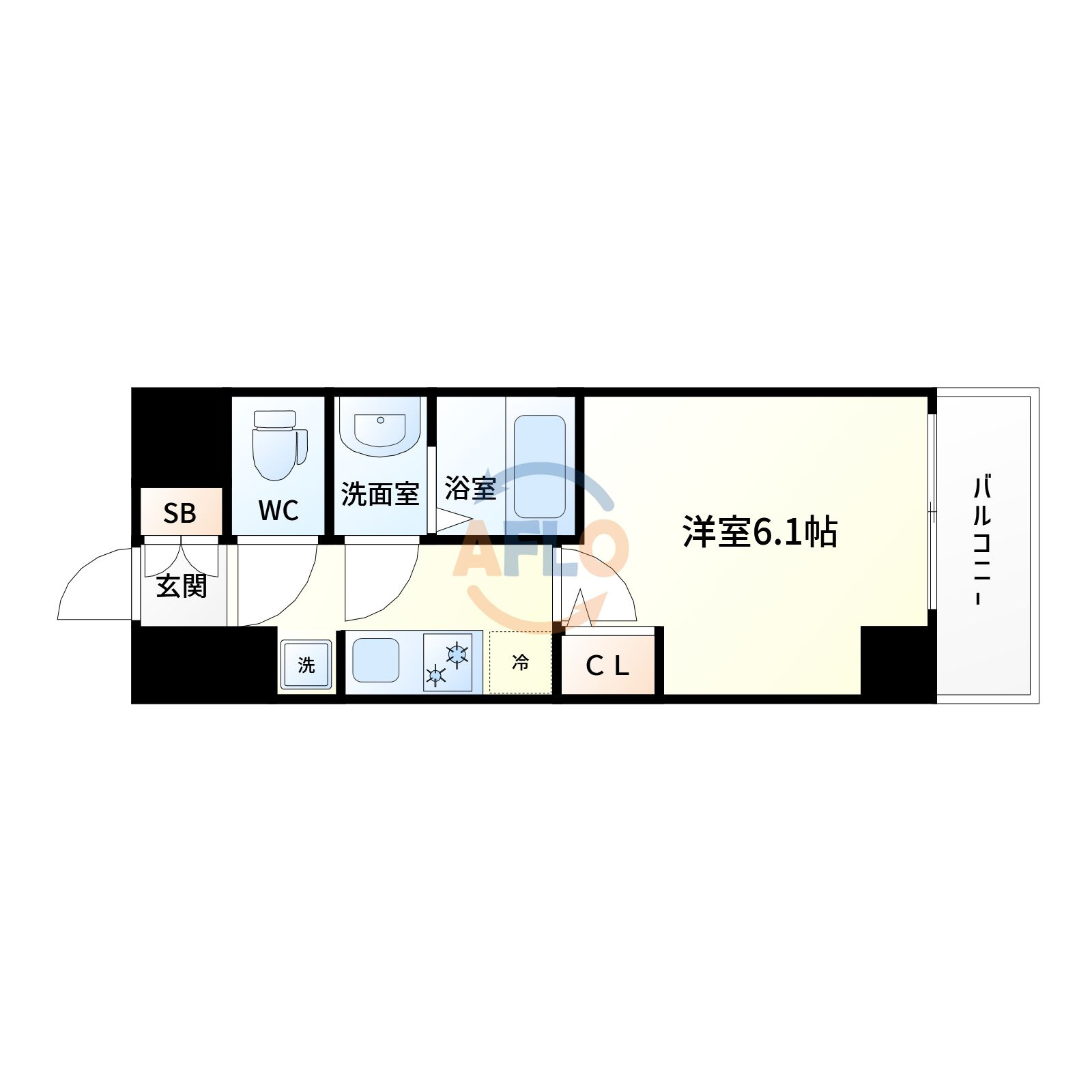 エムブイインプ新大阪の間取り|エムブイインプ新大阪　間取り
