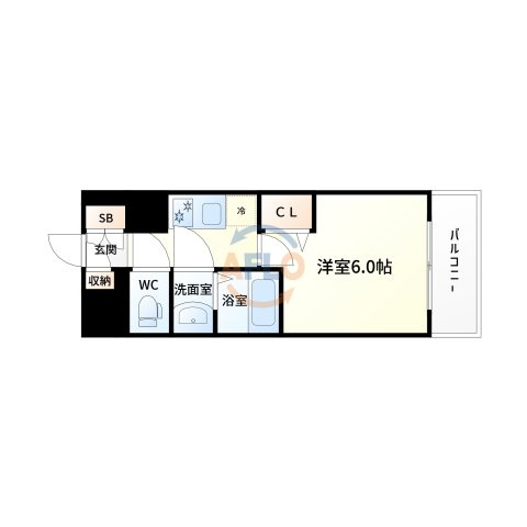 プレサンス塚本ベラビィの間取り|プレサンス塚本ベラビィ　間取り