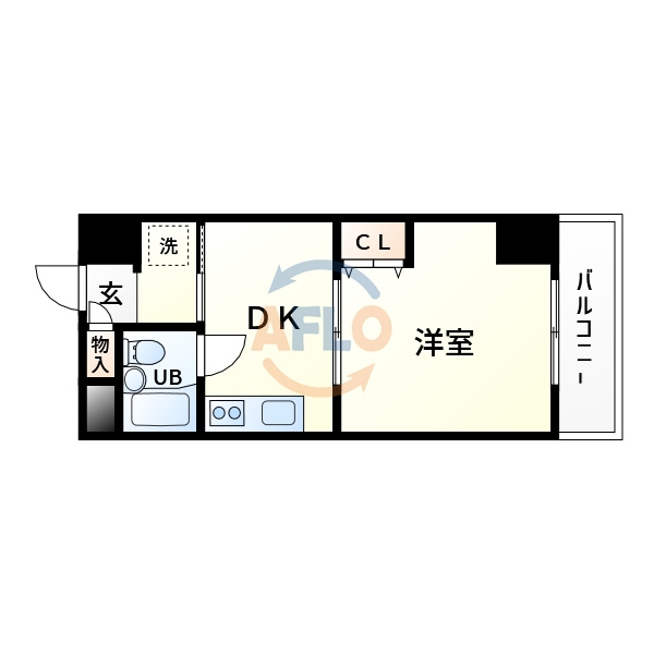 クリテリオン新大阪の間取り|クリテリオン新大阪　間取り