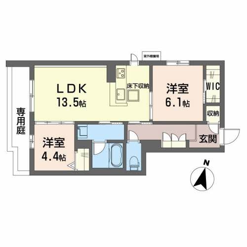 ラメゾンデプレズィールの間取り|間取り