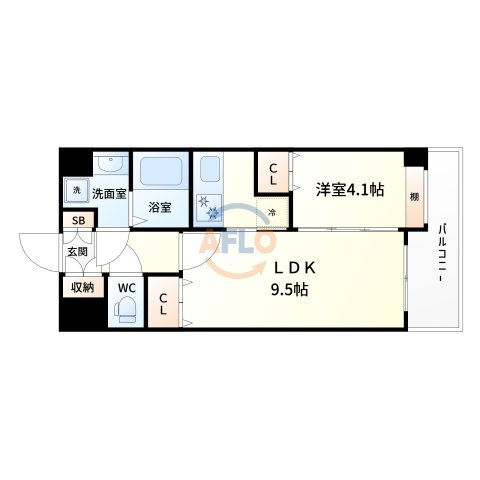ES-Grande大阪City Avenueの間取り|ES-Grande大阪 City Avenue　間取り