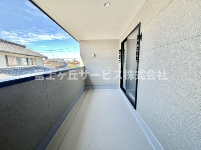 【バルコニー】 | 浜松市中央区篠原町 新築一戸建て | バルコニーです