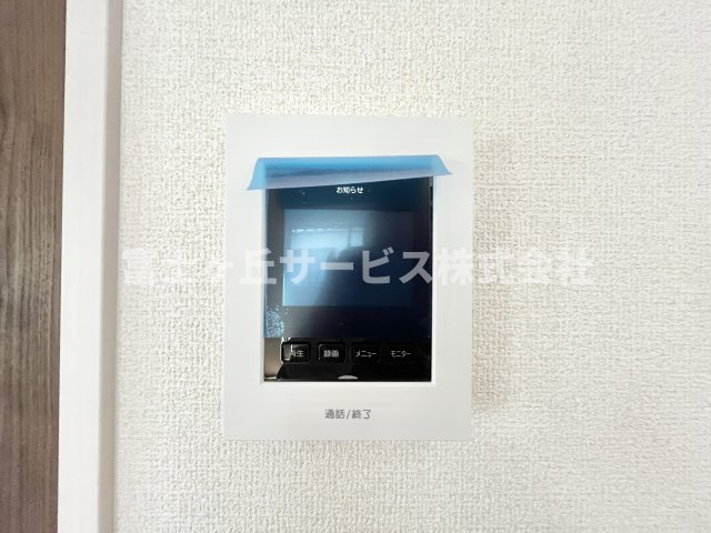 【セキュリティ】 | 浜松市中央区篠原町 新築一戸建て | TVモニター付きインターホンです