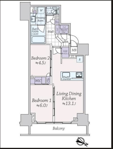★仲介手数料無料★CITY HOUSE MEGURO THE TWIN SOUTH棟