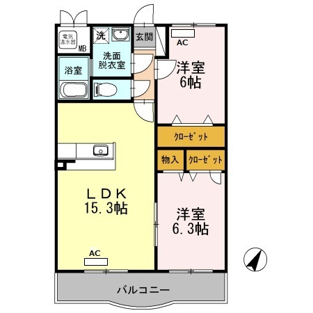 【間取り】 | マリベールはさま