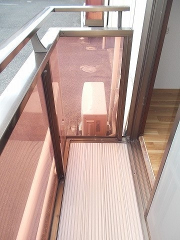 コーポ吉備路 Bのバルコニー
