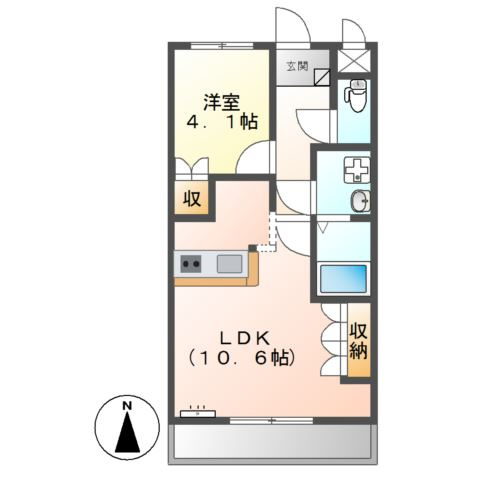 【間取り】 | オリエンタルハイツ
