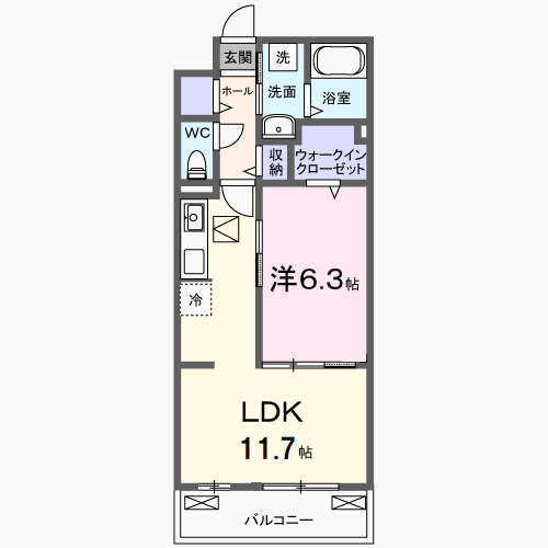 ボナミ　Ａの間取り
