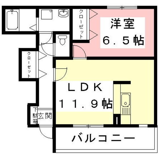 メゾングラースの間取り