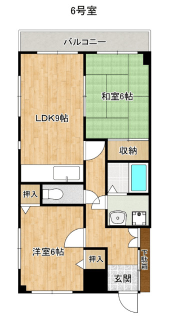 ニュー大松マンションの間取り