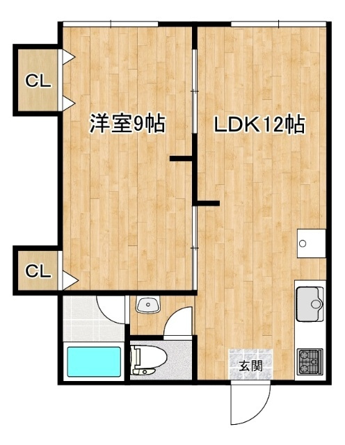 パークヒルズ日宇の間取り