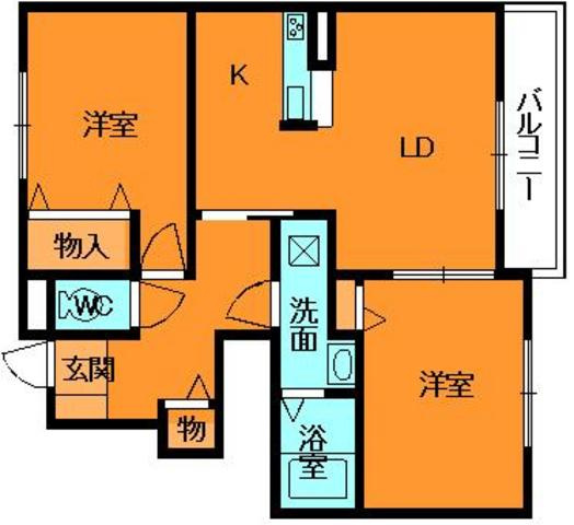 フレンドリーの間取り