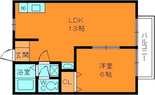 エスポワール畠田の間取り