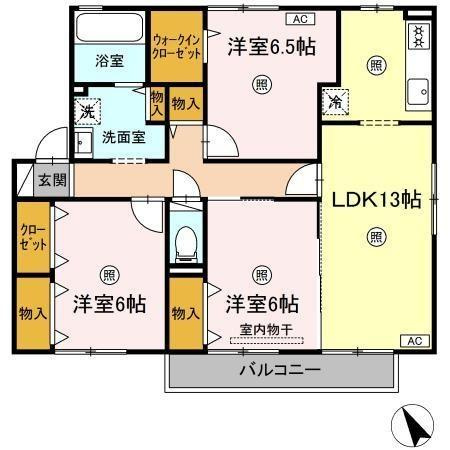 【間取り】 | リンデンバウム　C棟