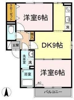 【間取り】 | パル　カヤクラ　A棟