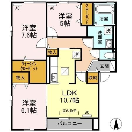 【間取り】 | ジュエル　ガーネット