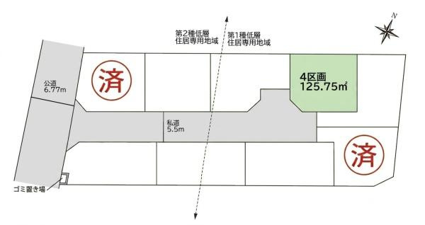 横浜市瀬谷区阿久和東４丁目の売地