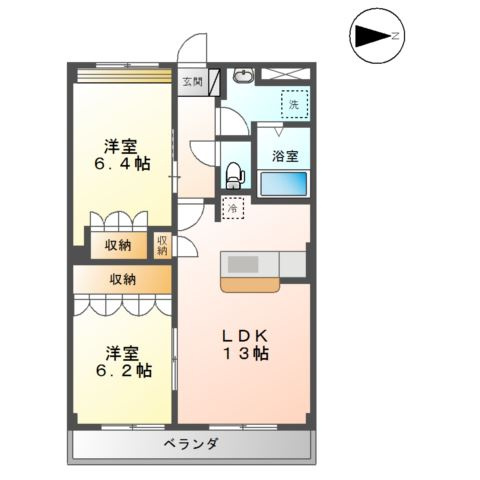 プラムコートの間取り