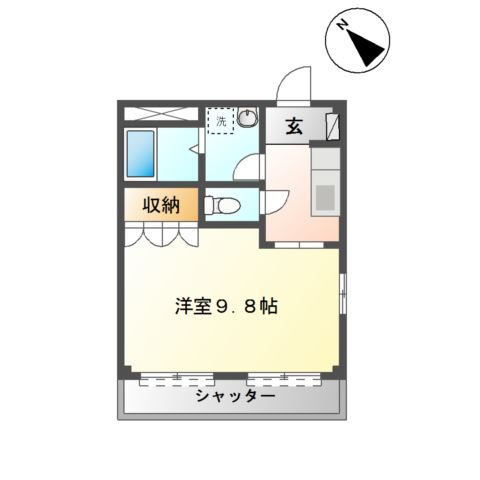 【間取り】 | リトル　ビーチ