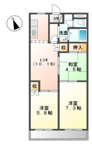 プラザ・ディアの間取り|間取図