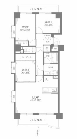 ライオンズマンション中切町